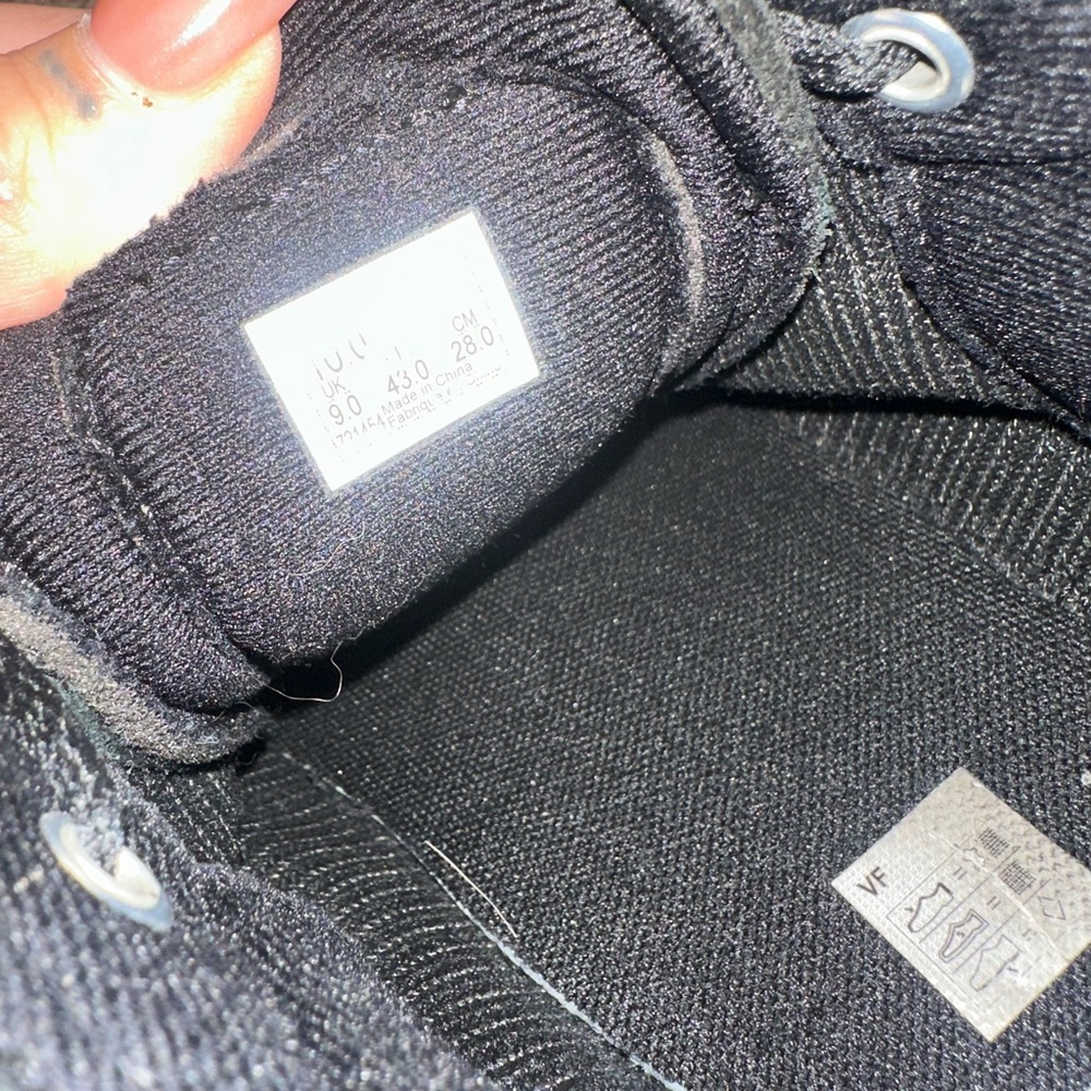 Vans Charcoal and Black High-Tops - Picture 2 of 6